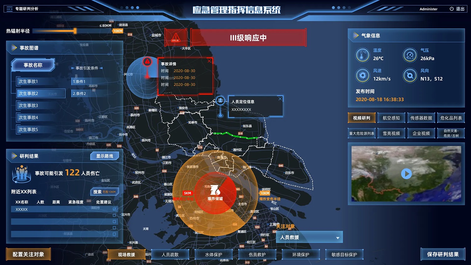 智慧城市應急管理系統